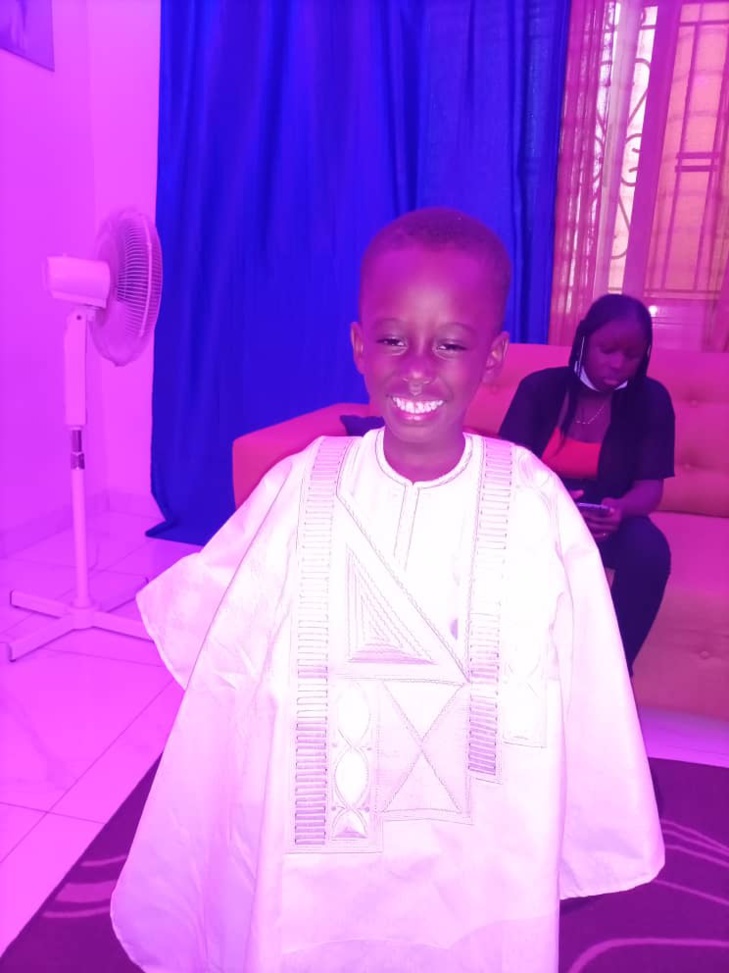 Photos / Fan de Sadio Mané: Ass Malick Sow, âgé de 5 ans, décerne son anniversaire de naissance à son joueur préféré