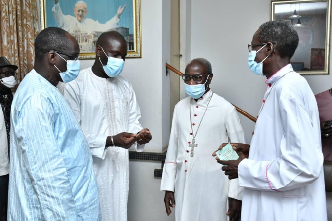 Vaccin contre la Covid-19 - Le Cardinal Théodore Adrien Sarr a pris sa dose ce vendredi (photos)