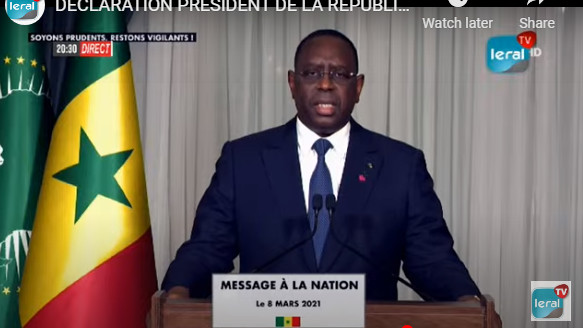 Violentes manifestations: Macky Sall appelle au calme et promet des efforts supplémentaires