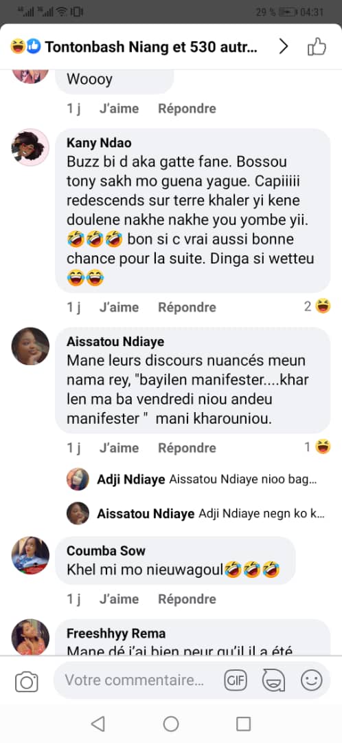Quand les internautes Pro Sonko se moquent du capitaine Touré... Quand les internautes Pro Sonko se moquent du capitaine Touré...