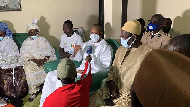 Condoléances aux familles des victimes des manifestations : Le ministre Abdoulaye Saydou Sow était à Keur Massar 