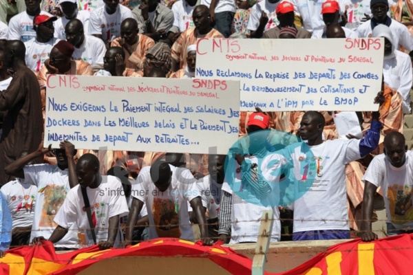 [Photos] 1er-Mai : Mary Teuw Niane et Mansour Sy au stade Iba Mar Diop