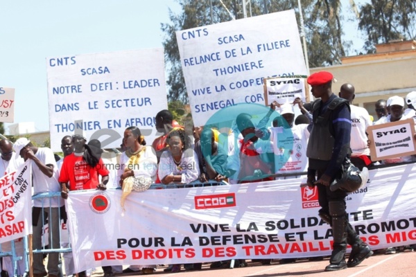 [Photos] 1er-Mai : Mary Teuw Niane et Mansour Sy au stade Iba Mar Diop