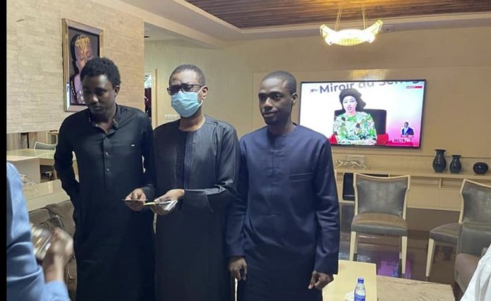 Youssou Ndour et Birane Ndour chez Waly Seck