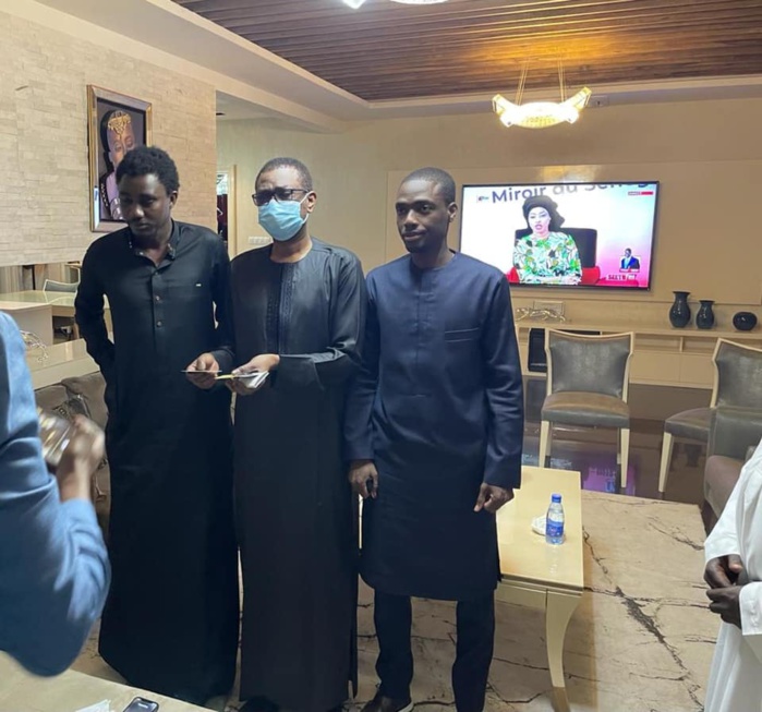 Youssou Ndour et Birane Ndour chez Waly Seck