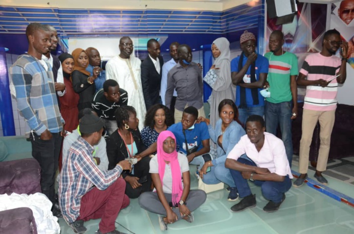 PHOTOS / En visite de remerciements: Boubacar Sèye, Horizons Sans Frontières loue le travail remarquable de Leral TV