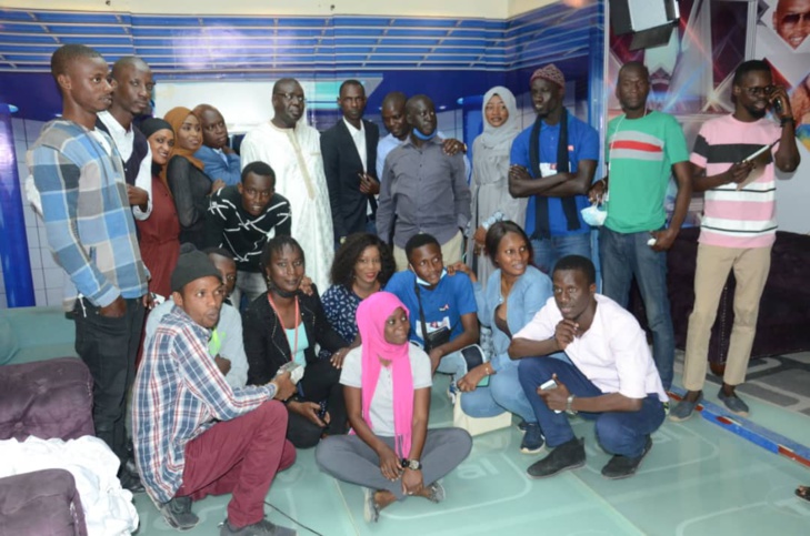 PHOTOS / En visite de remerciements: Boubacar Sèye, Horizons Sans Frontières loue le travail remarquable de Leral TV