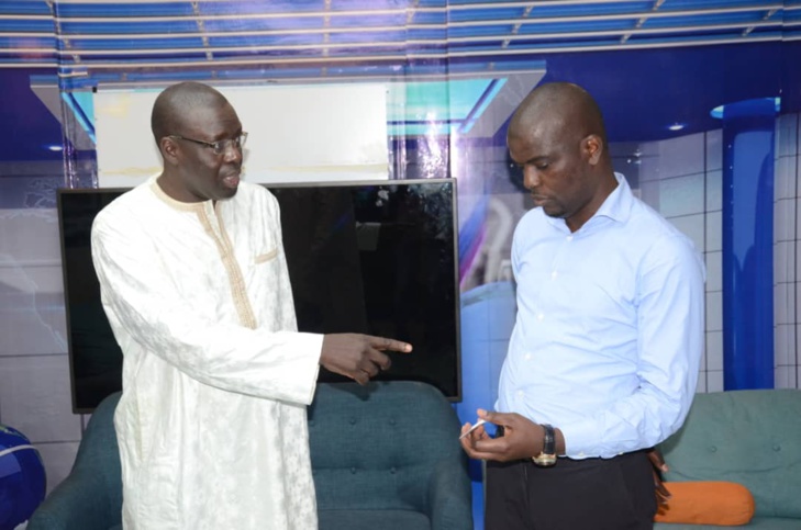 PHOTOS / En visite de remerciements: Boubacar Sèye, Horizons Sans Frontières loue le travail remarquable de Leral TV