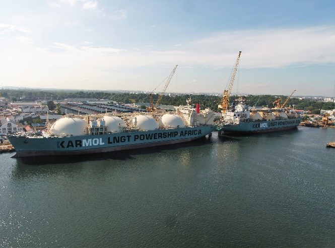 ENERGIE - Karpowership : Le premier GNL à électricité de KARMOL URSF "KARMOL LNGT AFRICA" entame le voyage pour le Sénégal