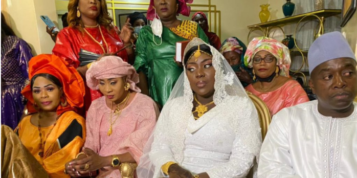 Al Khayri: Mariage de Adja Sy, Pca du Grand Théâtre et l'entrepreneur Pape Momar Gaye (Photos) Al Khayri: Mariage de Adja Sy, Pca du Grand Théâtre et l'entrepreneur Pape Momar Gaye (Photos)