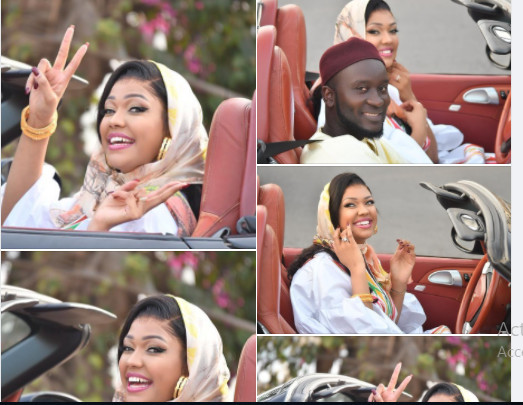 L'animatrice Yaye Awa toute joyeuse avec son ami Oustaz Modou Fall (Photos)