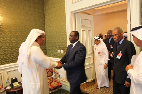 Macky Sall et l’Emir du Qatar à l’ouverture du Forum de Doha