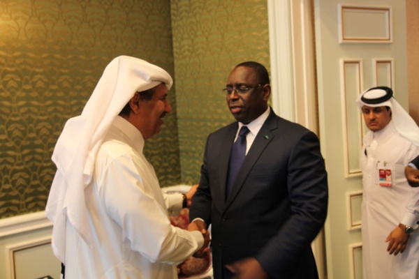 Macky Sall et l’Emir du Qatar à l’ouverture du Forum de Doha