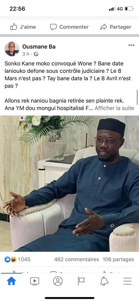 Décès du Doyen des Juges Samba Sall: Certains Sénégalais jubilent de sa mort (voir posts)