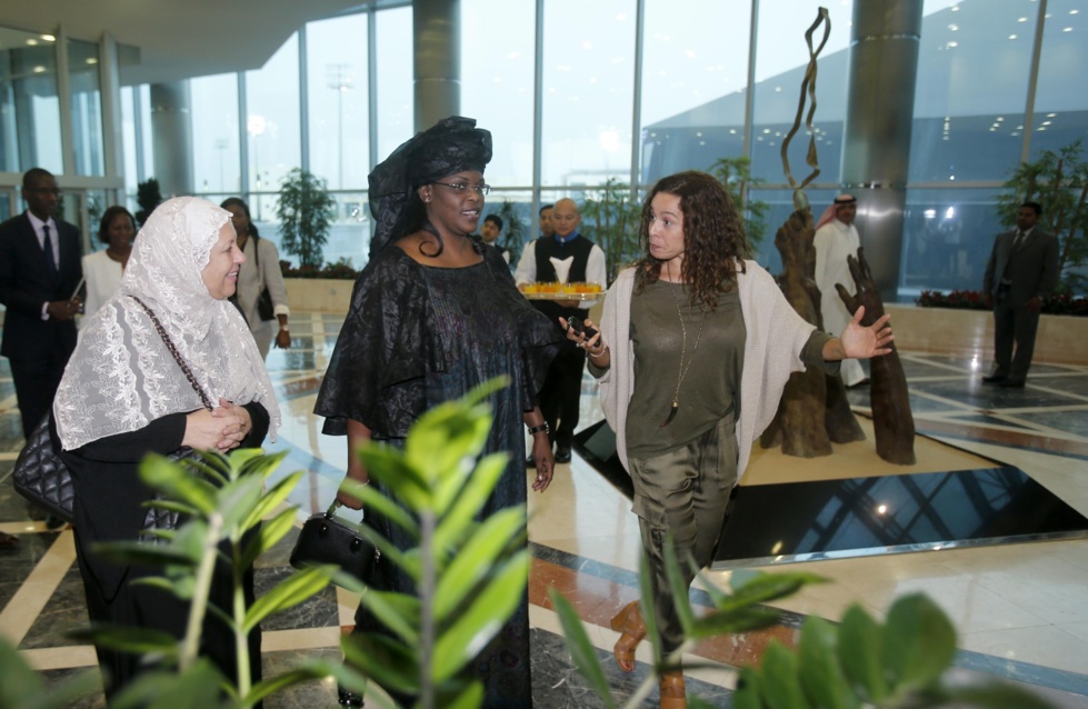 Marième Faye: La Première Dame visite le complexe sportif Aspire de Doha