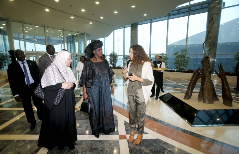 Marième Faye: La Première Dame visite le complexe sportif Aspire de Doha