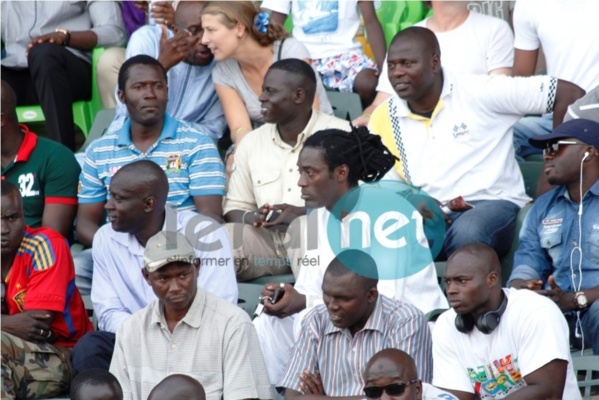 Mame Goor, le nouvel époux de la députée Fatou Thiam, était au stade pour suivre Balla-Tapha 