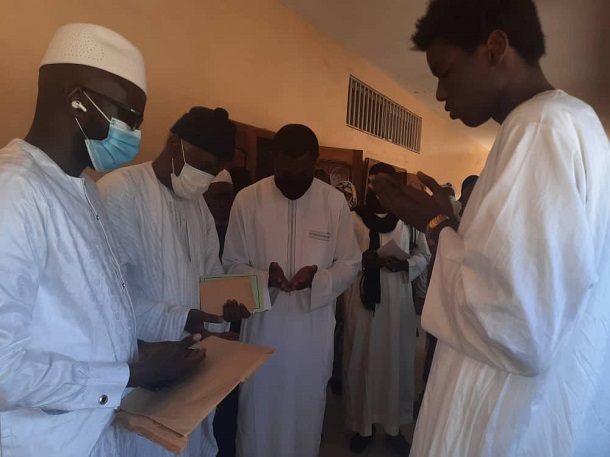 Visite de courtoisie à Tivaouane: El Malick Ndiaye du Pastef reçu par Serigne Mbaye Sy Abdou 