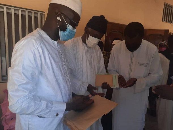 Visite de courtoisie à Tivaouane: El Malick Ndiaye du Pastef reçu par Serigne Mbaye Sy Abdou 