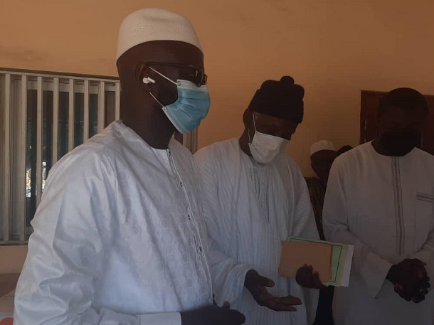 Visite de courtoisie à Tivaouane: El Malick Ndiaye du Pastef reçu par Serigne Mbaye Sy Abdou 