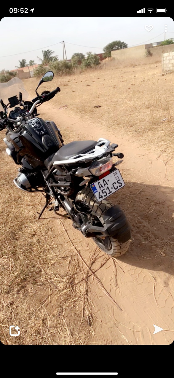 Vol: Une grosse moto BMW GS 1200 volée  à Ngor
