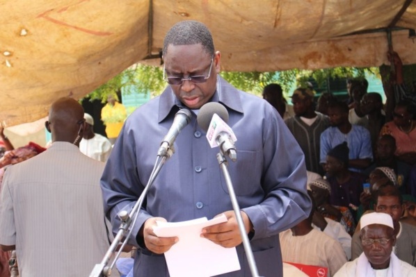 Foundiougne : Macky Sall retrouve ses anciens camarades du Primaire
