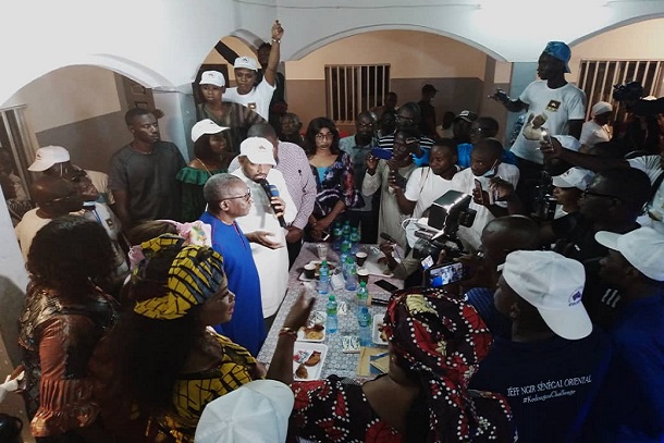 Grand succès du Panel de Sidiki Kaba à Tamba : les images d’une salle pleine à craquer durant son discours unificateur