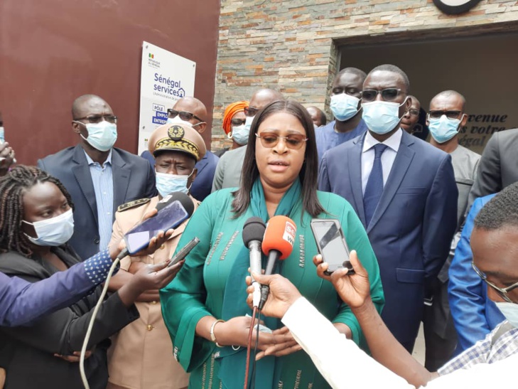 Photos / Administration de proximité: Les maisons Sénégal Services mises à la disposition de l’Etat pour l’entrepreneuriat des jeunes, visitées