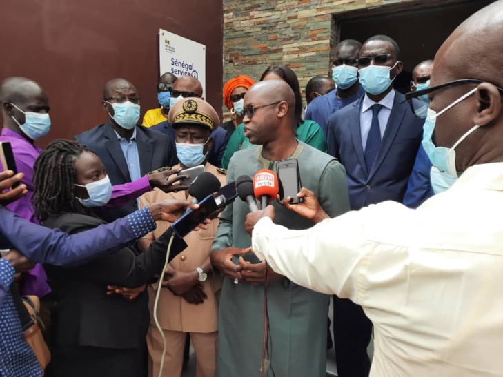 Photos / Administration de proximité: Les maisons Sénégal Services mises à la disposition de l’Etat pour l’entrepreneuriat des jeunes, visitées