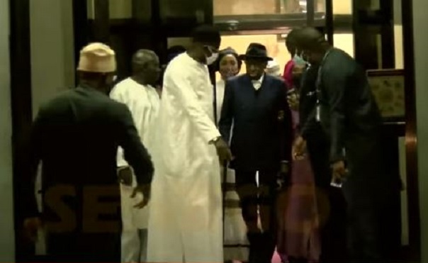 Retour effectif de Lamine Diack: Sa sortie du Salon d’honneur de l’AIDB en images