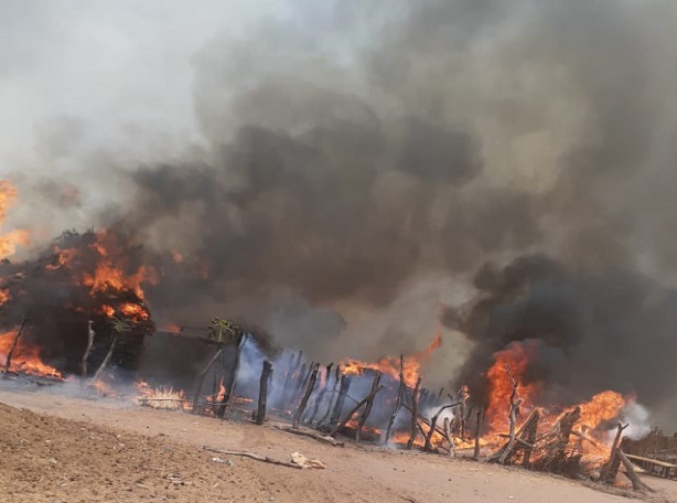 Gros dégâts à Kolda: Un grave incendie consume une vingtaine de maisons…