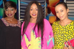 Amy Collé Dieng, Mya et Léa sur le plateau de Kinkéliba