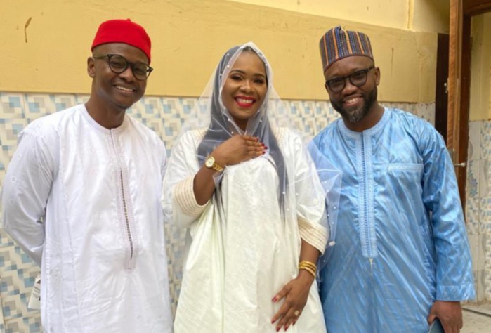 Voici les images du mariage de Hélèna, actrice de la série "Adja" (Photos)