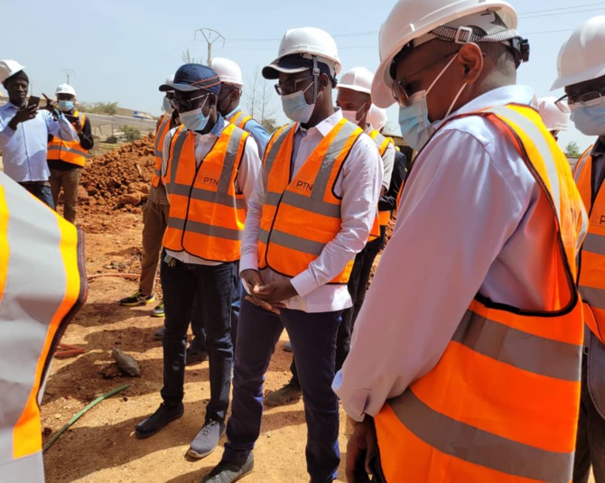 Visite trimestrielle d’évaluation des travaux du Datacenter de l’ADIE et du PTN à Diamniadio 