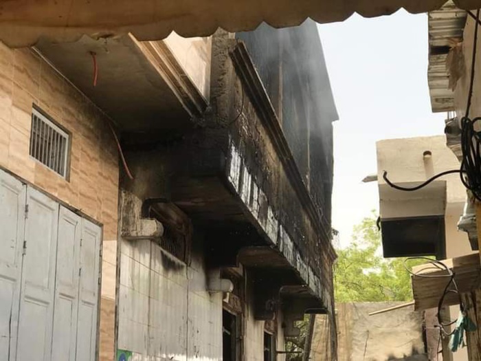 PHOTOS/ Kaolack: Incendie du marché central PHOTOS/ Kaolack: Incendie du marché central