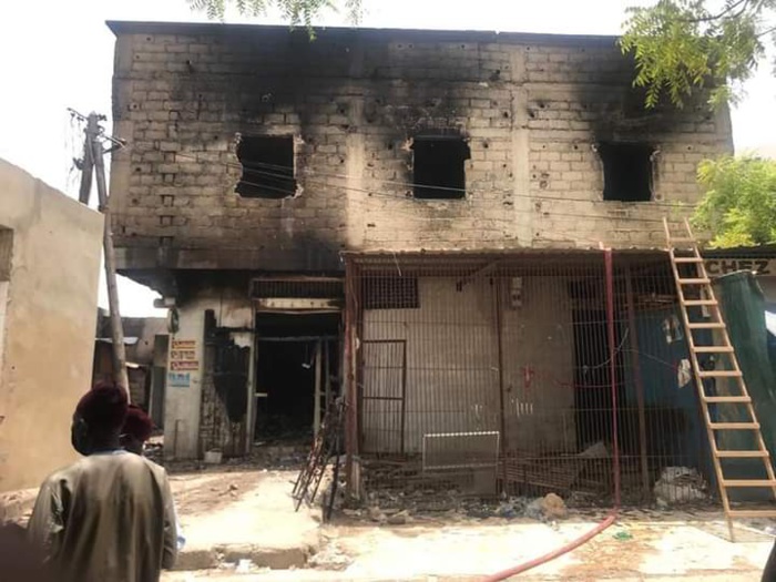 PHOTOS / Kaolack: Incendie du Marché central
