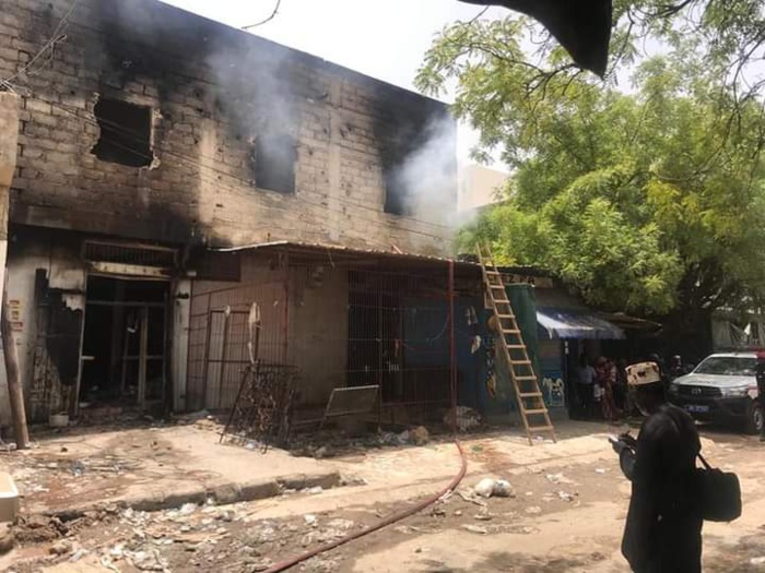 PHOTOS / Kaolack: Incendie du Marché central