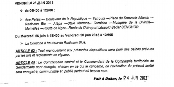[Document] Cédez la place à Obama et à son impressionnante délégation sinon...