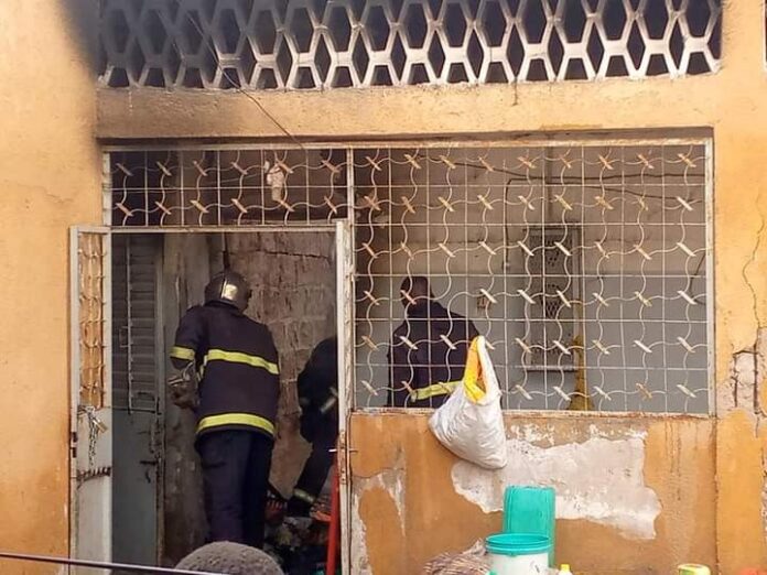 PHOTOS / Kaolack: Un mystérieux incendie ravage la maison des Sall