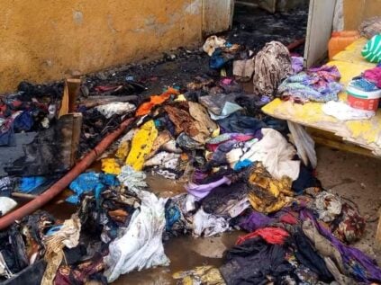 PHOTOS / Kaolack: Un mystérieux incendie ravage la maison des Sall