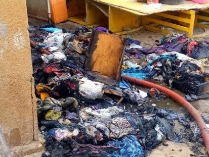 PHOTOS / Kaolack: Un mystérieux incendie ravage la maison des Sall
