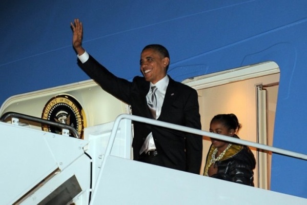 Follow Live the arrival of Barack Obama in Dakar on www.leral.net 