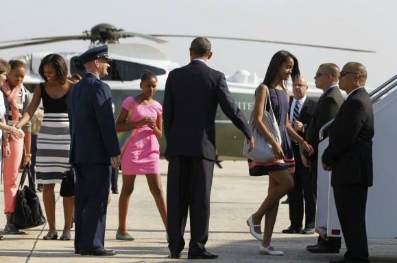 Images du départ de Obama pour Dakar