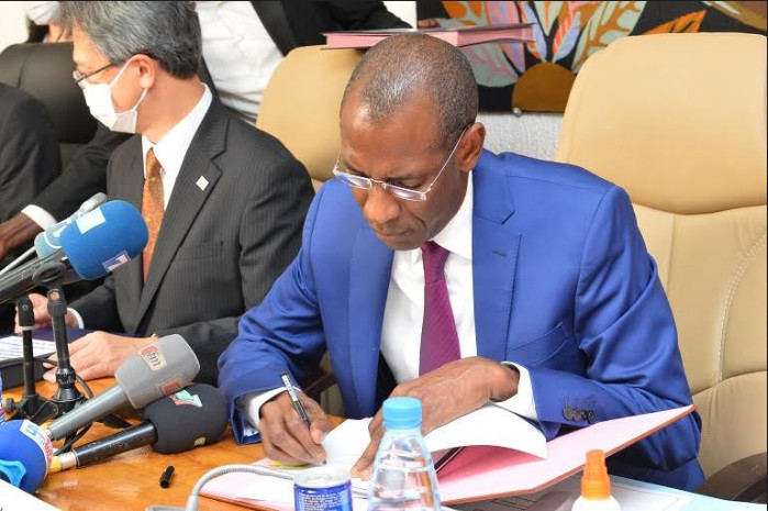 Photos: Signature de l’échange de notes pour l’ISSD, entre l'Etat du Sénégal et le Japon