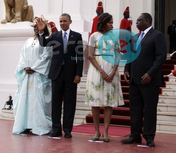 [Photos exclusives] Barack et Michelle Obama au palais de la République