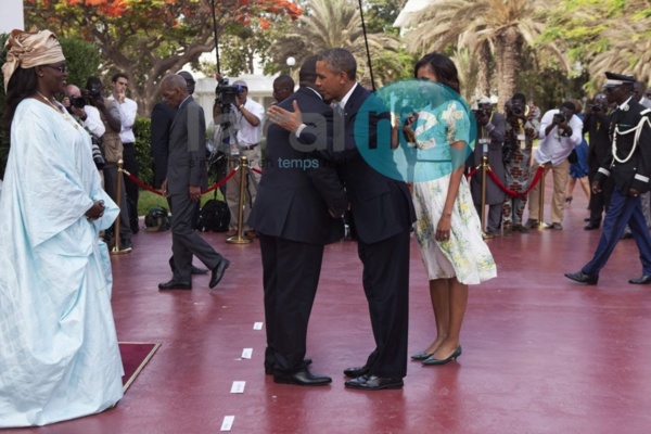 [Photos exclusives] Barack et Michelle Obama au palais de la République