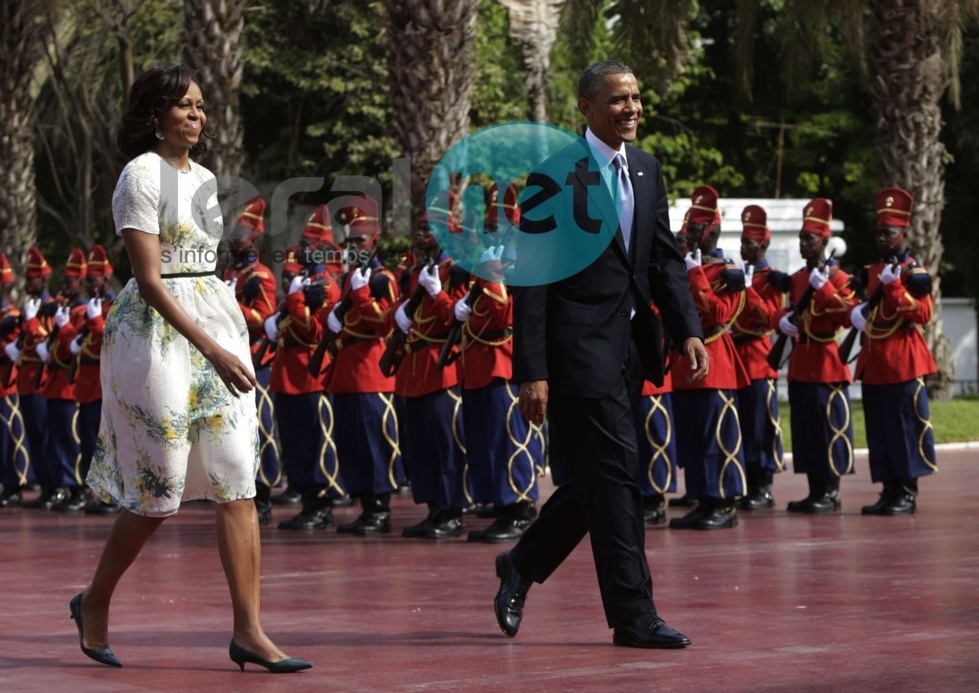 [Photos exclusives] Barack et Michelle Obama au palais de la République