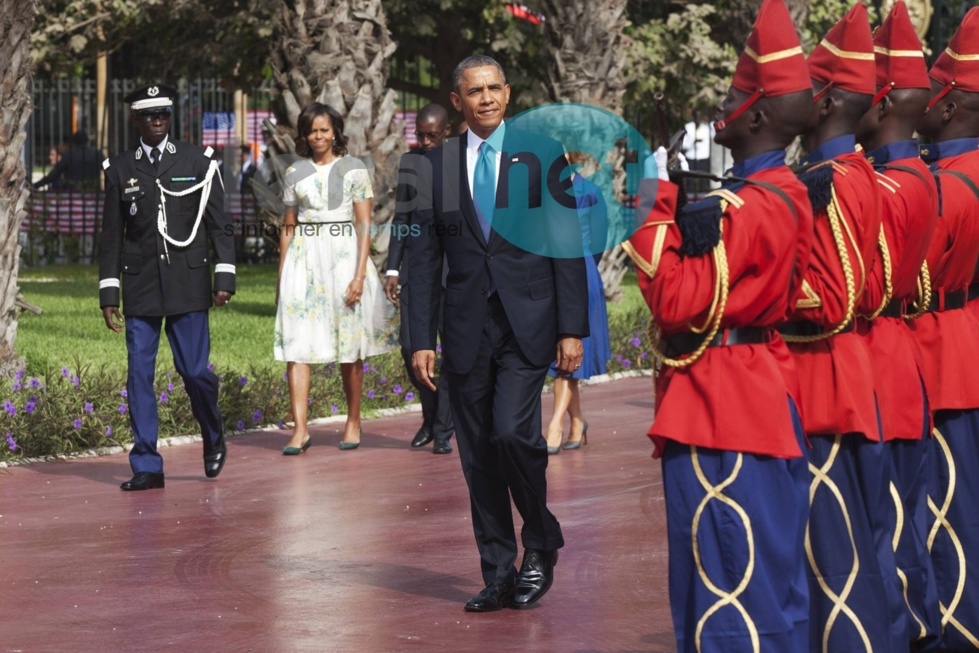 [Photos exclusives] Barack et Michelle Obama au palais de la République