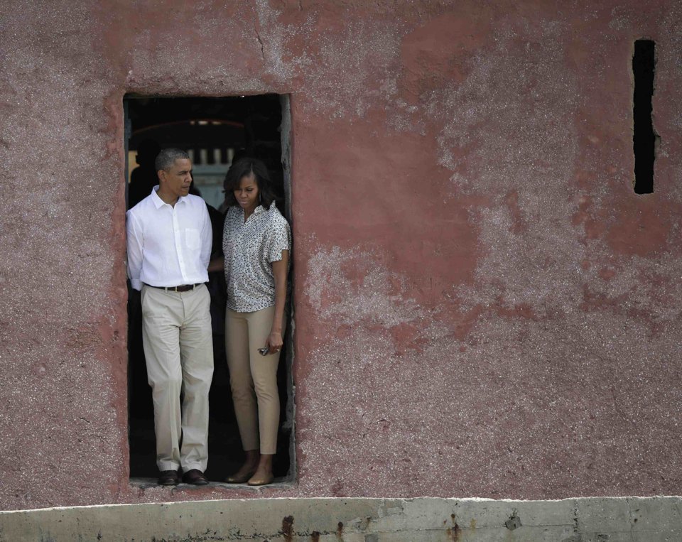 Les images de la visite de Barack Obama à Gorée