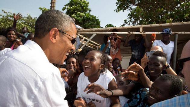 Les images de la visite de Barack Obama à Gorée